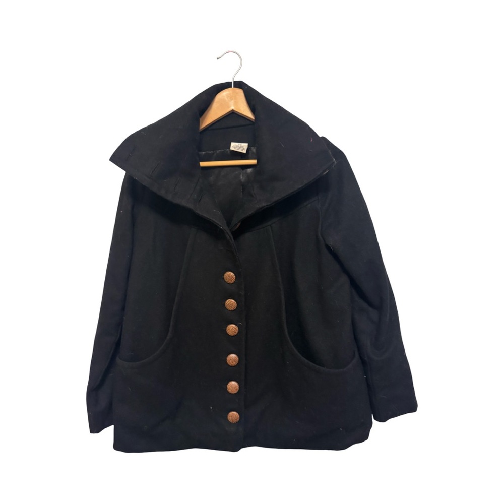 Women's Black Button-Up Jacket